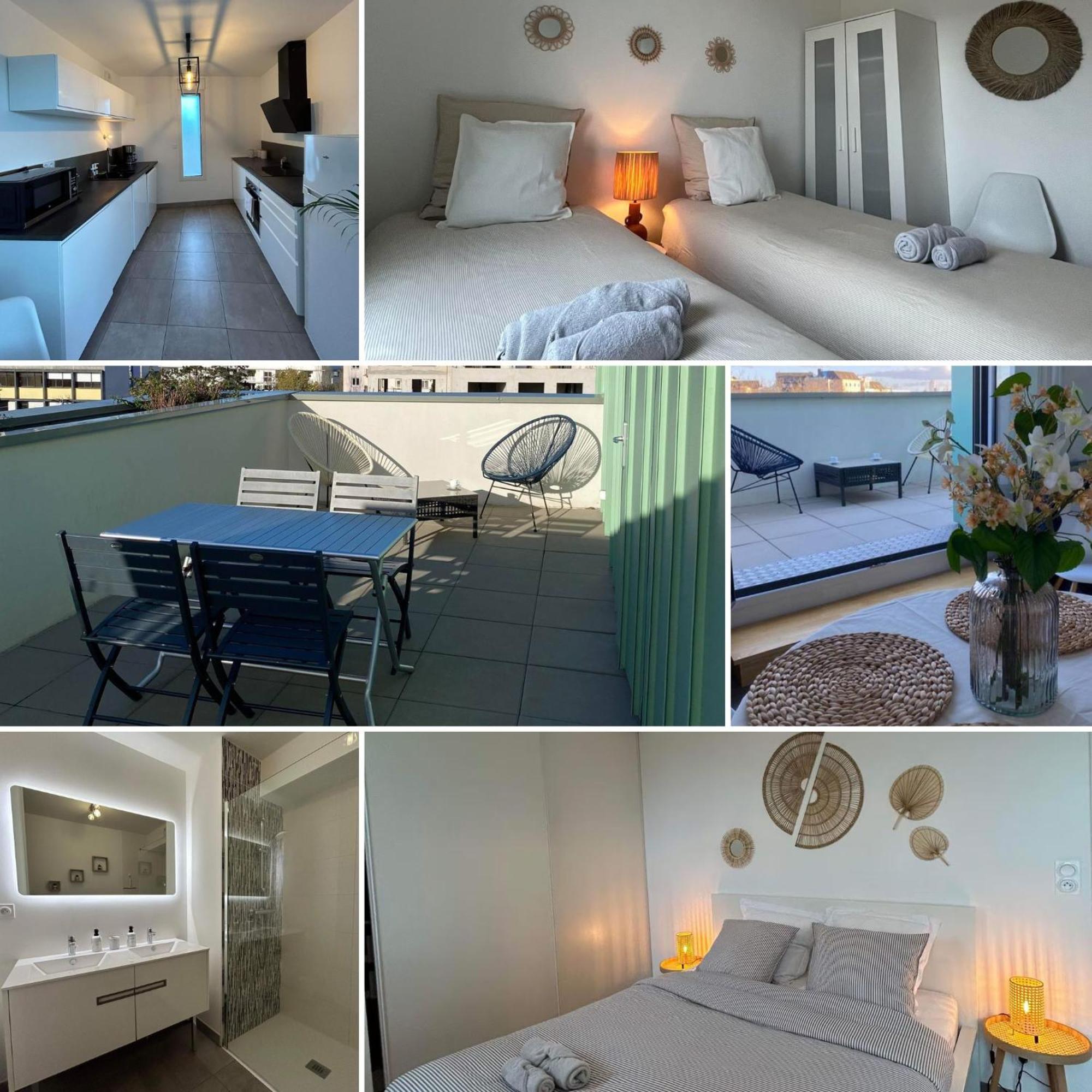 Apartmán Les Terrasses De Saint Martin Rennes Exteriér fotografie